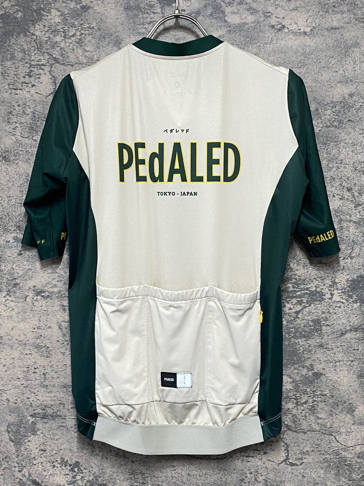 KG109 ペダレット PEdALED 半袖 サイクルジャージ 緑 M