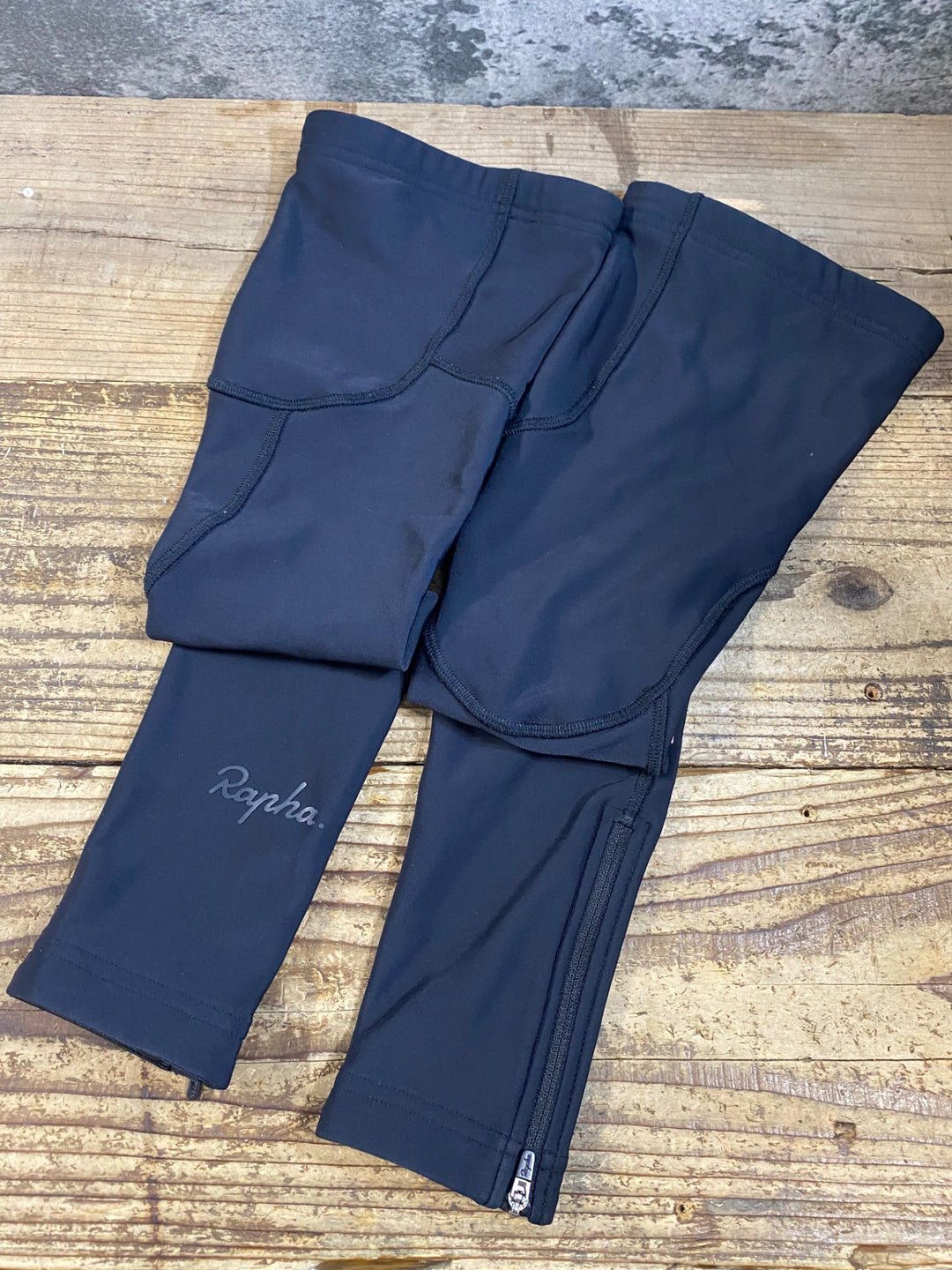 KI203 ラファ Rapha レッグウォーマー 黒 M 裏起毛