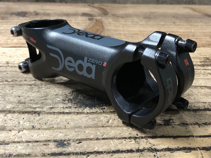KN668 デダ Deda ZERO2 アルミ ステム 黒 90mm Φ31.7 OS 83°