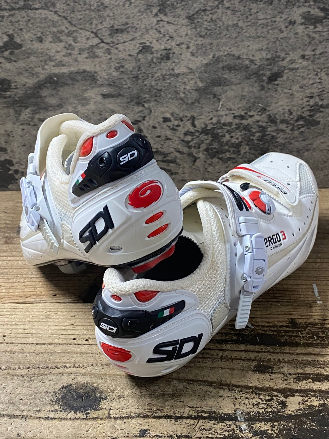 KI022 SIDI エルゴ カーボン ERGO3 CARBON ビンディングシューズ LOOK 白 EU44