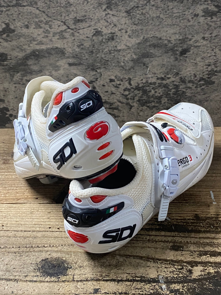 KI022 SIDI エルゴ カーボン ERGO3 CARBON ビンディングシューズ LOOK 白 EU44