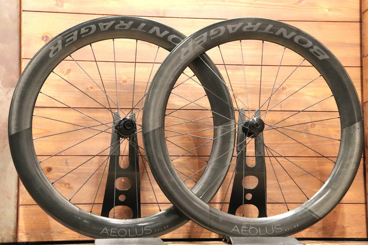 ボントレガー BONTRAGER アイオロス AEOLUS RSL62 カーボン チューブレスレディ ホイールセット シマノ11S/12S 23C 【東京南麻布店】