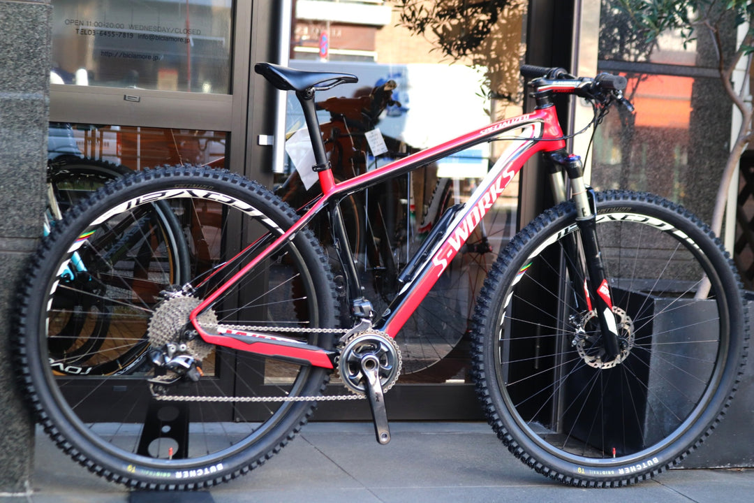 スペシャライズド SPECIALIZED S-WORKS STUMPJUMPER 2012モデル 17.5 シマノ XTR M9070 Di2 11S カーボン マウンテンバイク 【東京南麻布店】