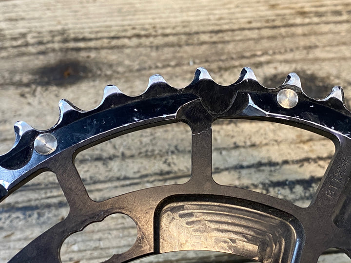 JS059 ローター ROTOR QRINGS アウター 楕円チェーンリング 46T 11S 110BCD