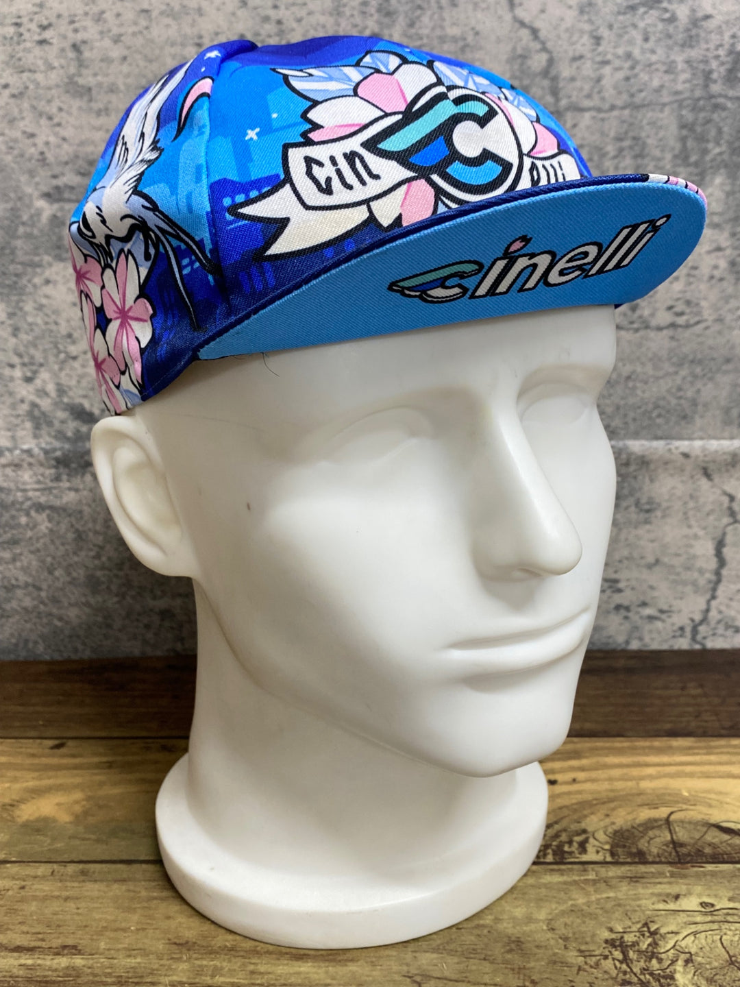 KI944 チネリ cinelli サイクルキャップ 青 フリーサイズ