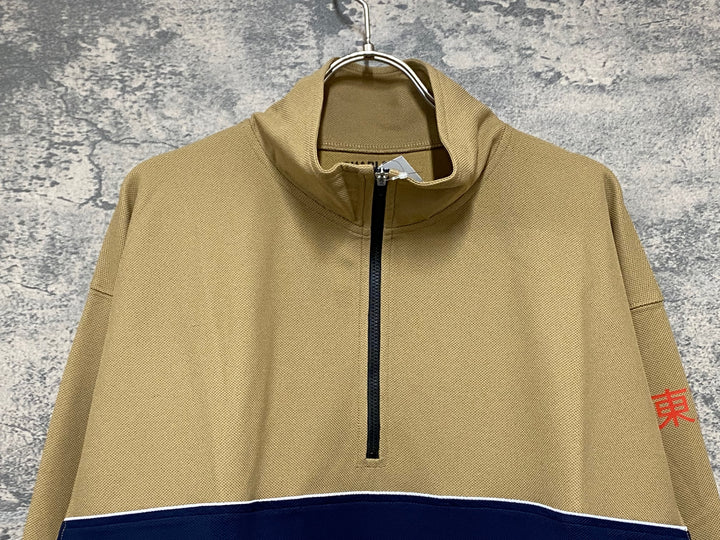 JV907 CHARI&CO 333 HIGH NECK PULLOVER 長袖 シャツ カーキ M