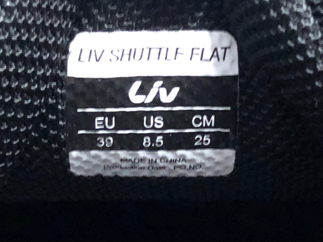 KN635 Liv Shuttle Flat サイクル シューズ 黒 EU39