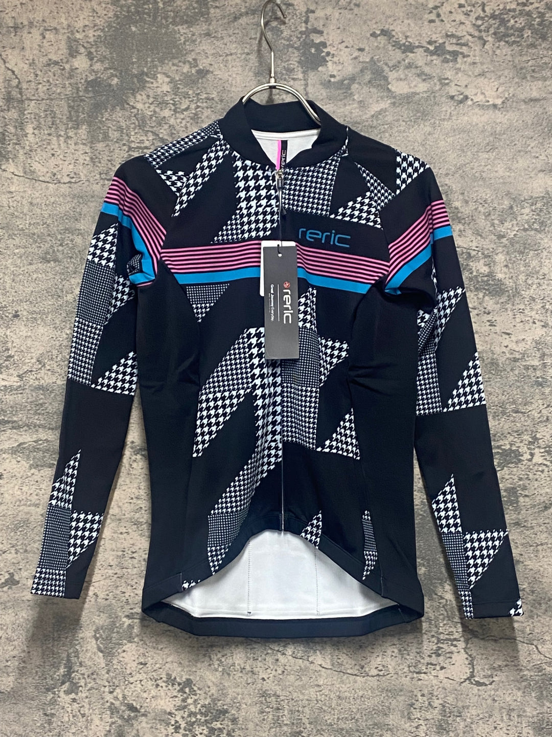 JV958 レリック reric Women's Sugar Long Sleeve Jersey 長袖サイクルジャージ 黒 S 裏起毛 レディース