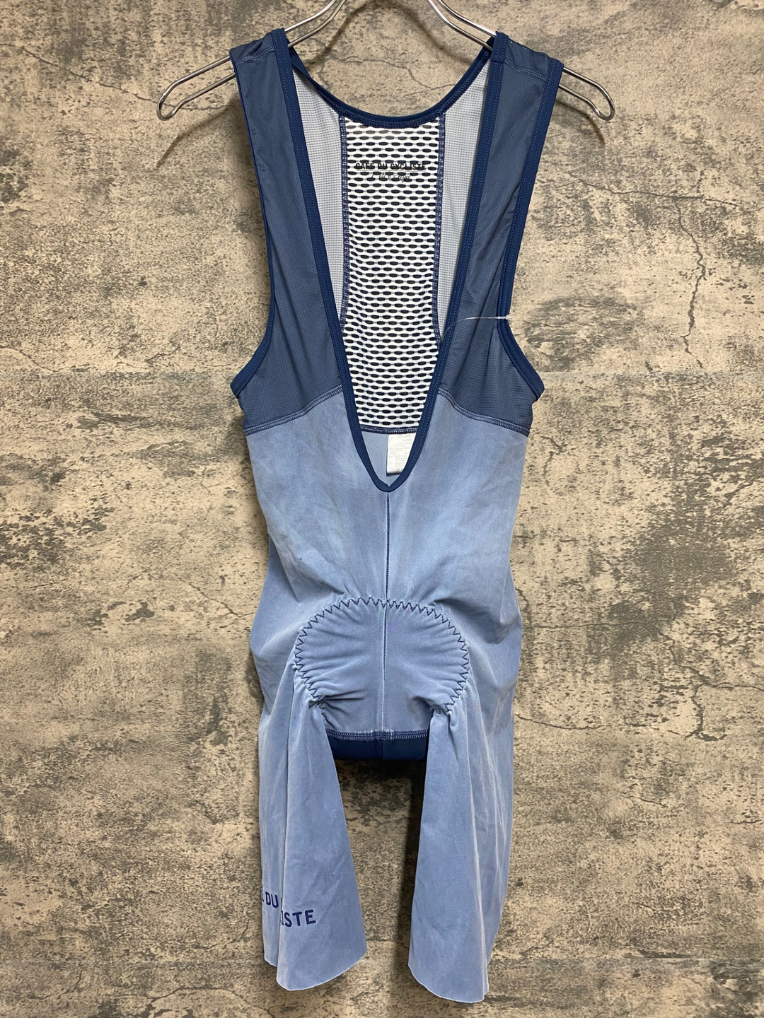 JN369 カフェドシクリステ CAFE DU CYCLISTE ADELINE MAN ビブショーツ 紺 グレー S