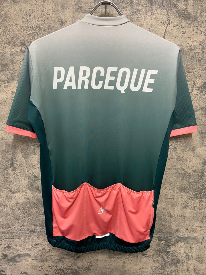 JH620 ルコックスポルティフ le coq sportif Steel 半袖 サイクルジャージ グリーン L