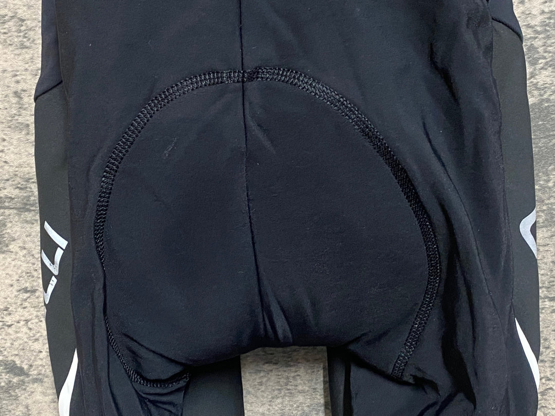 JP968 カステリ CASTELLI ROSSOCORSA ビブタイツ 黒 M 裏起毛
