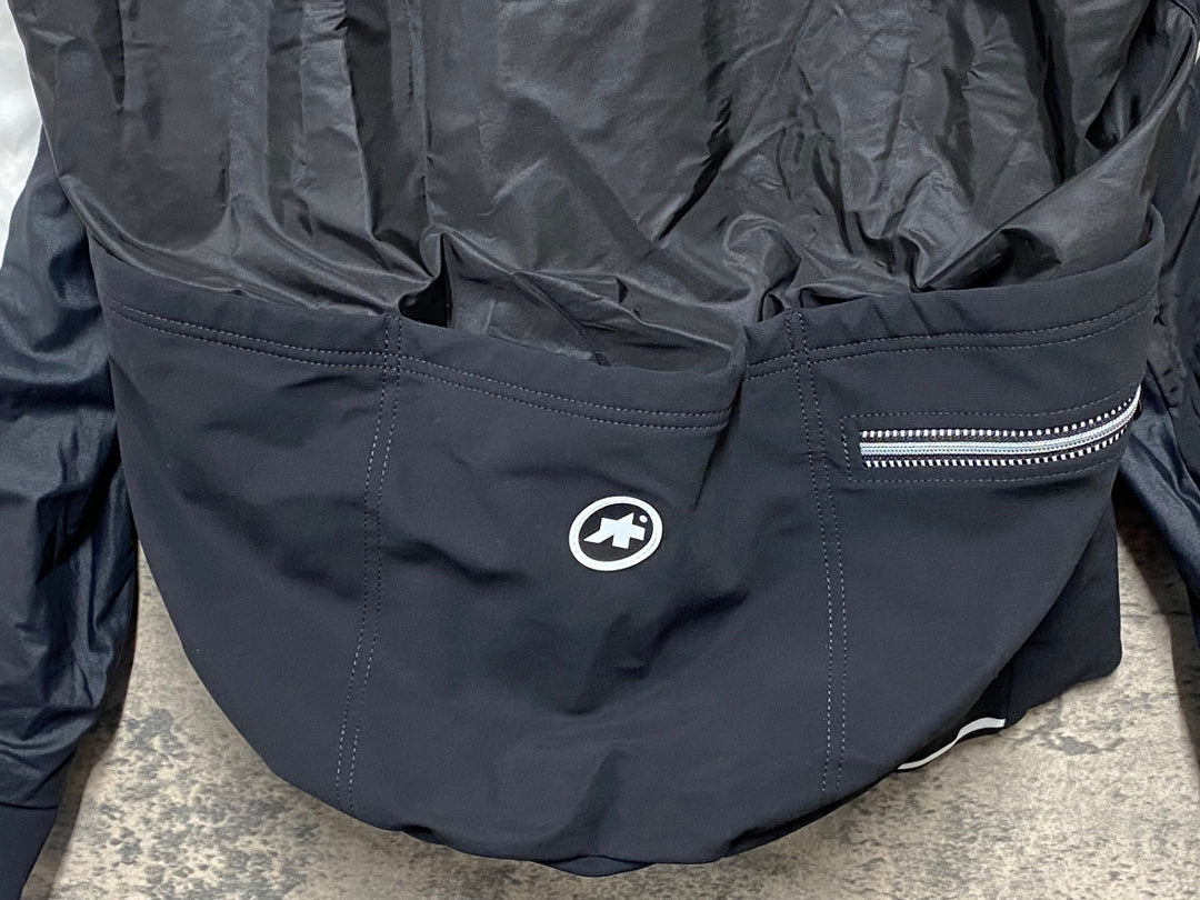 JR670 アソス assos mille jacket EVO7 長袖 サイクルジャケット 黒 白 M 裏起毛