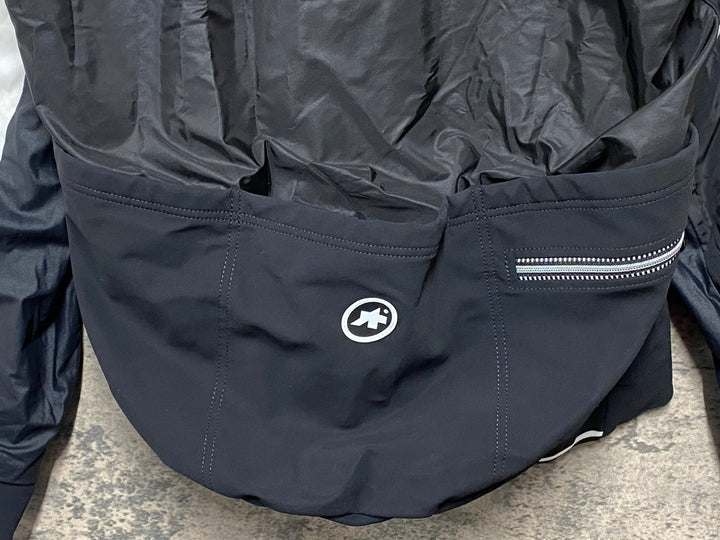 JR670 アソス assos mille jacket EVO7 長袖 サイクルジャケット 黒 白 M 裏起毛