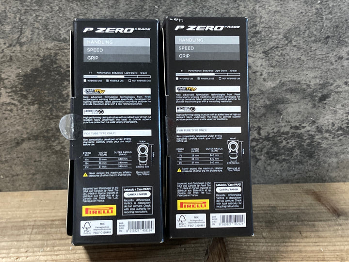 KF451 ピレリ PIRELLI P ZERO RACE CLASSIC タイヤ クリンチャー 700×26C 黒茶 未使用