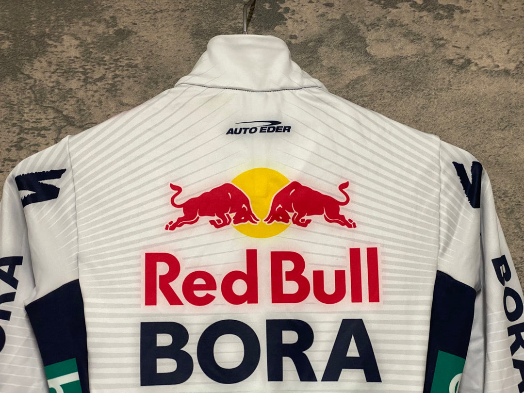 JT596 スペシャライズド SPECIALIZED 長袖 サイクルジャージ 白 紺 XS 裏起毛 BORA hansgrohe