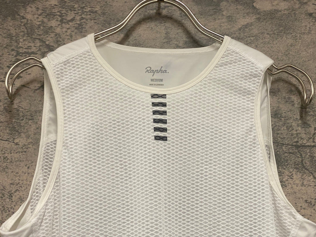 KE808 ラファ Rapha PRO TEAM ノーブリーブ ベースレイヤー 白 M