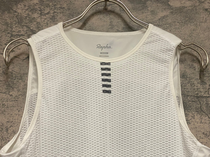 KE808 ラファ Rapha PRO TEAM ノーブリーブ ベースレイヤー 白 M