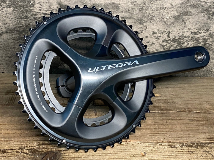 JM348 シマノ SHIMANO アルテグラ ULTEGRA FC-6800 クランクセット 165mm 50/34T 刻印LH ※リコール対象外