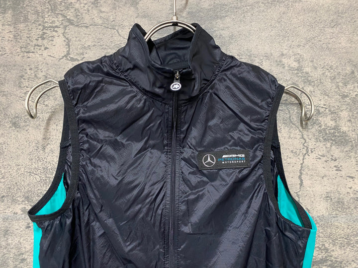 JJ324 アソス assos FF1 GT WIND VEST サイクルベスト ジレ 黒 S