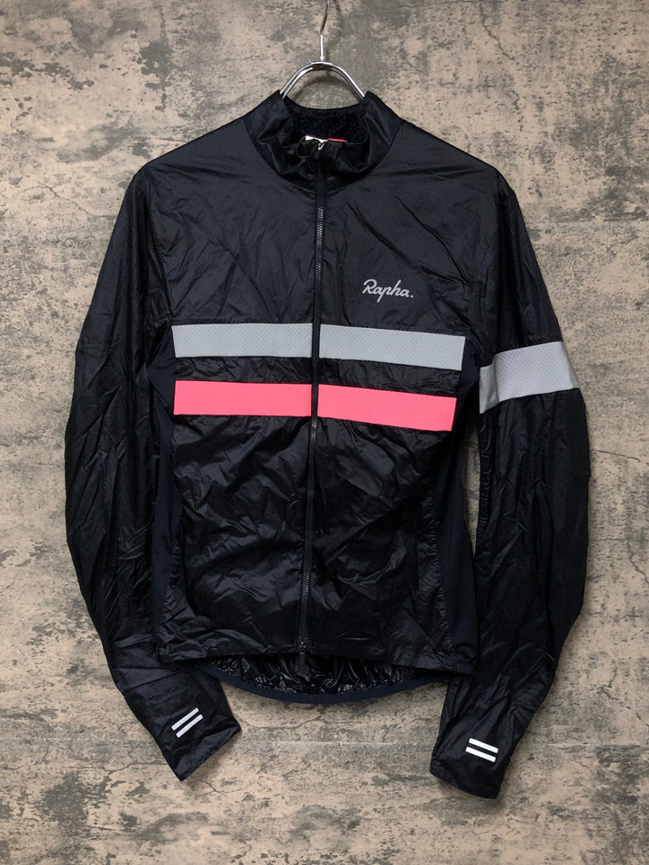 JU326 ラファ Rapha BREVET INSULATED JACKET 長袖サイクルジャケット 黒 S
