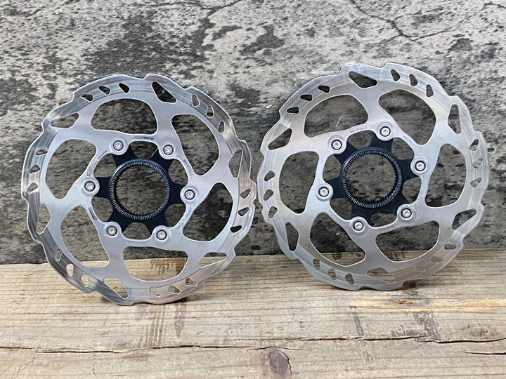 JY924 シマノ SHIMANO SM-RT70-S ディスクローター Φ160 前後セット 1.75mm
