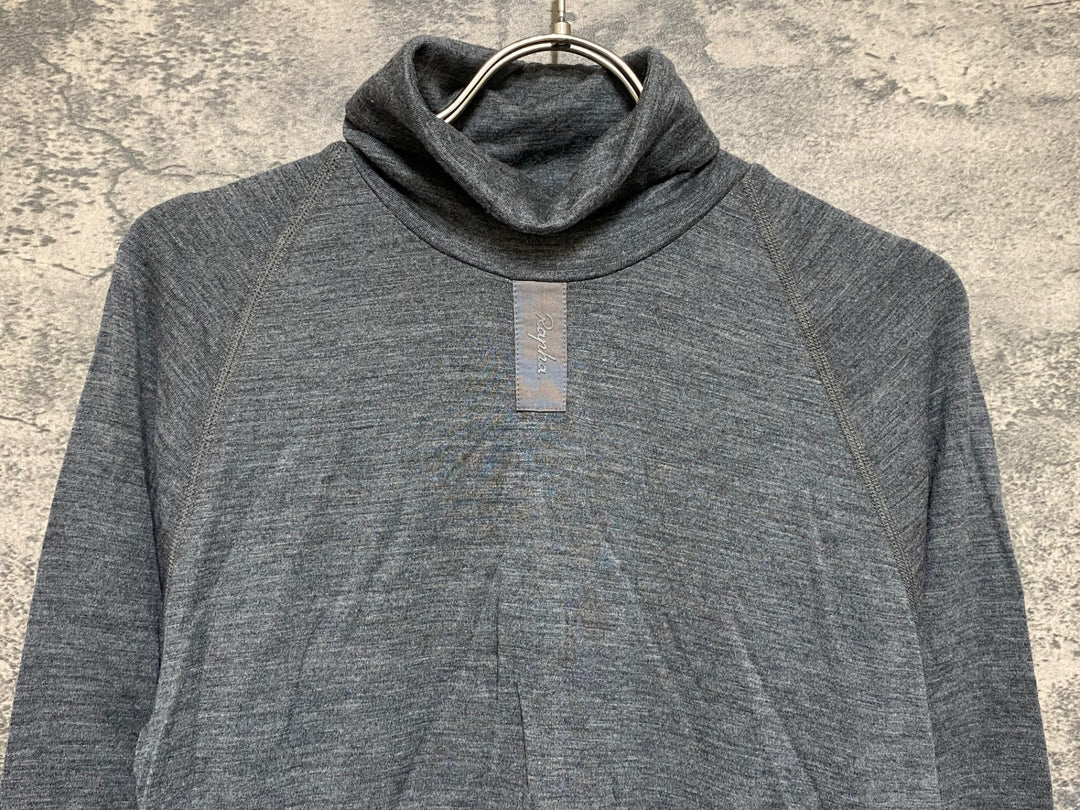 JO353 ラファ RAPHA MERINO BASE LAYER 長袖ベースレイヤー S グレー