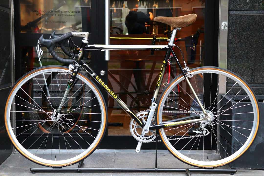【伝説の双胴バイク】 コルナゴ COLNAGO チタニオ ビチタン TITANIO BITITAN カンパニョーロ レコード MIX 8S チタン ロードバイク ヴィンテージ 【東京南麻布店】