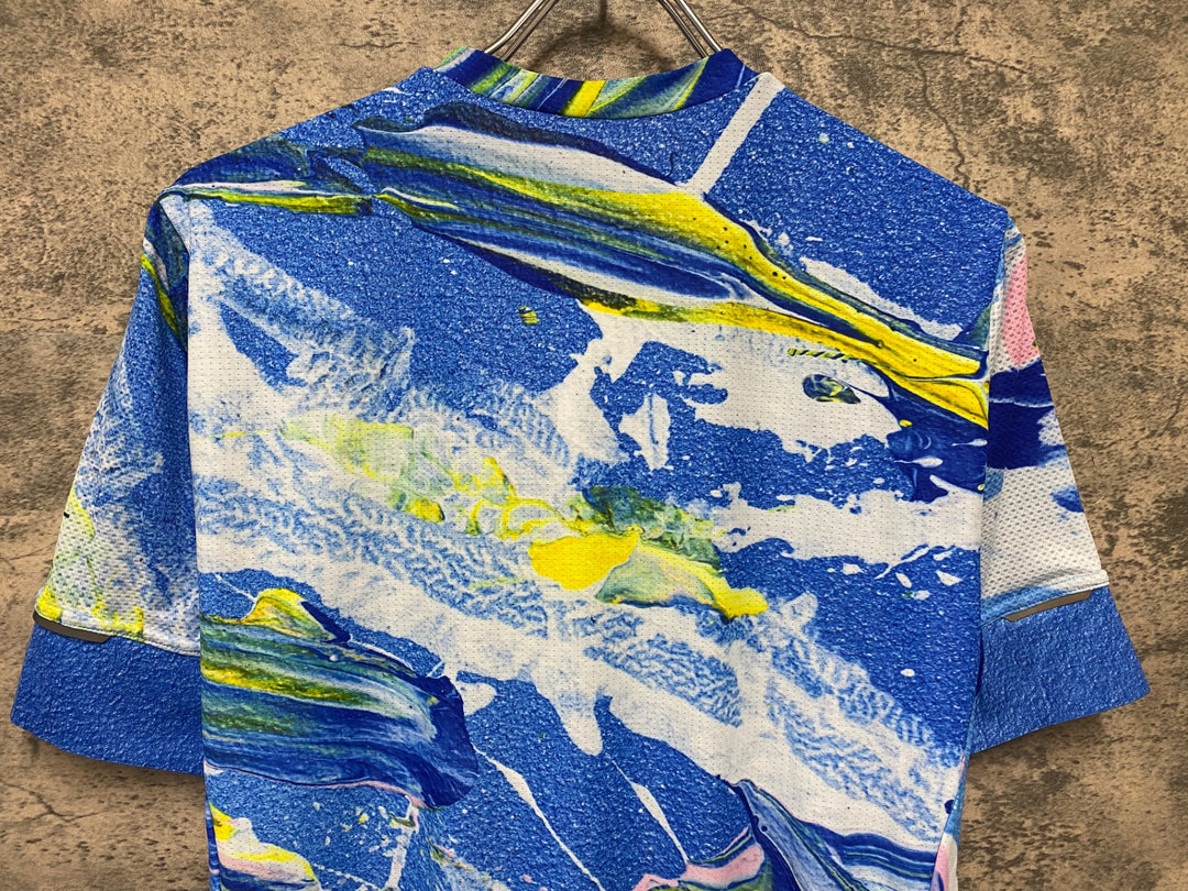 JT310 パールイズミ PEARL iZUMi RACE FiT 半袖サイクルジャージ 青 L