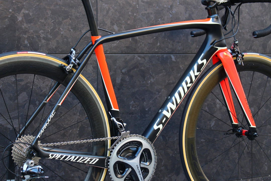 スペシャライズド SPECIALIZED S-WORKS TARMAC SL5 2017 54サイズ シマノ デュラエース 9000 MIX 11S カーボン ロードバイク 【福岡店】