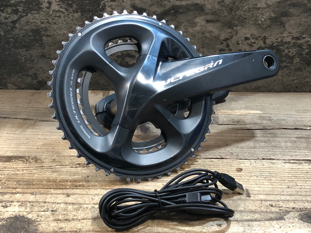 JO699 ジャイアント GIANT Power Pro 2-R/ L パワーメーター クランクセット SHIMANO ULTEGRA FC-R8000 172.5mm 50/34T サイコンとの接続確認済 ケーブルセット