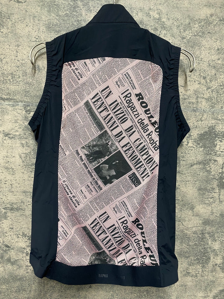 JV357 ラファ Rapha WOMEN'S PRO TEAM GAZZETTA GILET サイクルベスト ジレ 黒 M レディース