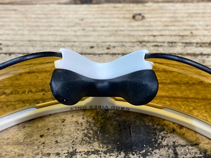 JY692 アルバオプティクス ALBA OPTICS STRATOS サングラス アイウェア 白 VZUM レンズ付属 ※レンズ傷