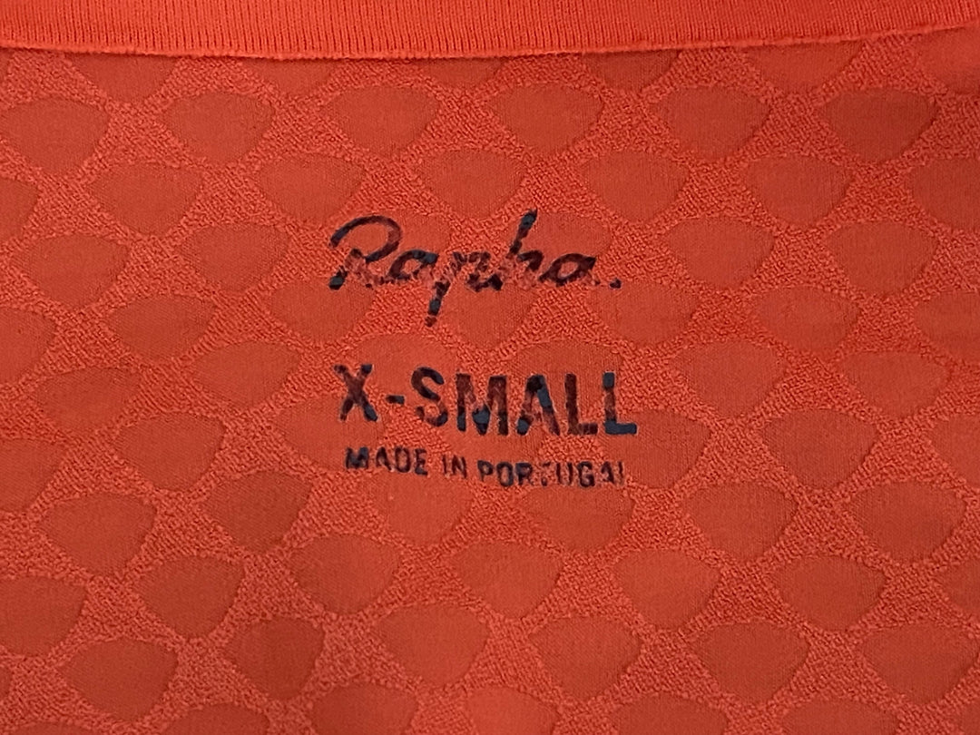 JM870 ラファ Rapha SOUPLESSE AERO JERSEY 半袖 サイクルジャージ オレンジ XS レディース