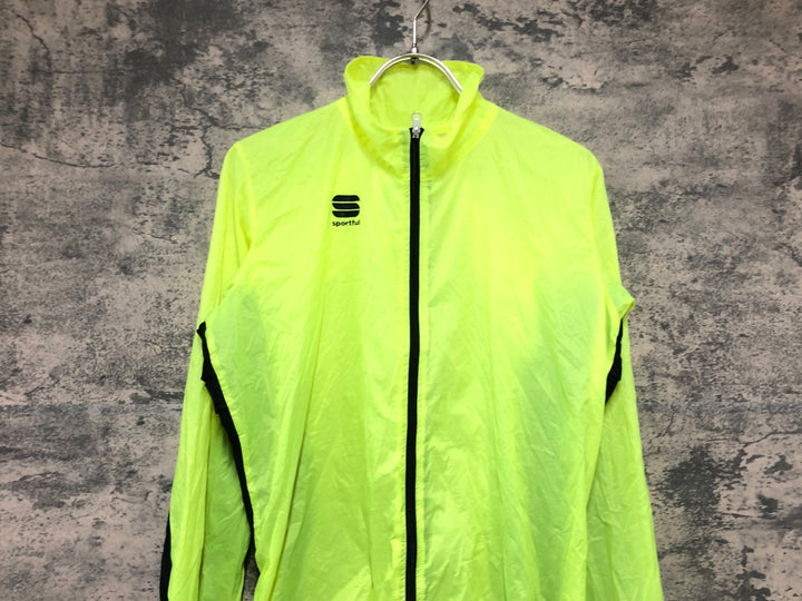 KL375 スポーツフル sportful ウィンドブレーカー 黄 M