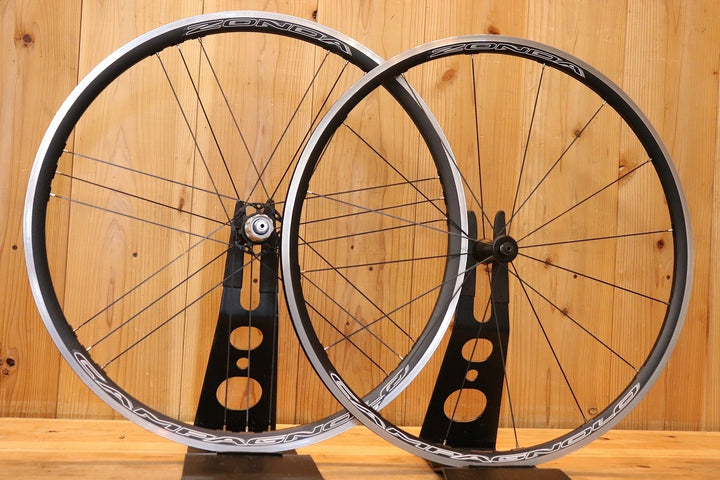 カンパニョーロ CAMPAGNOLO ゾンダ ZONDA アルミ クリンチャー ホイールセット シマノ 11S/12S 【芦屋店】