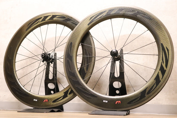 ジップ ZIPP 808 ファイアクレスト Firecrest カーボン クリンチャー ホイールセット シマノ12/11S 【さいたま浦和店】