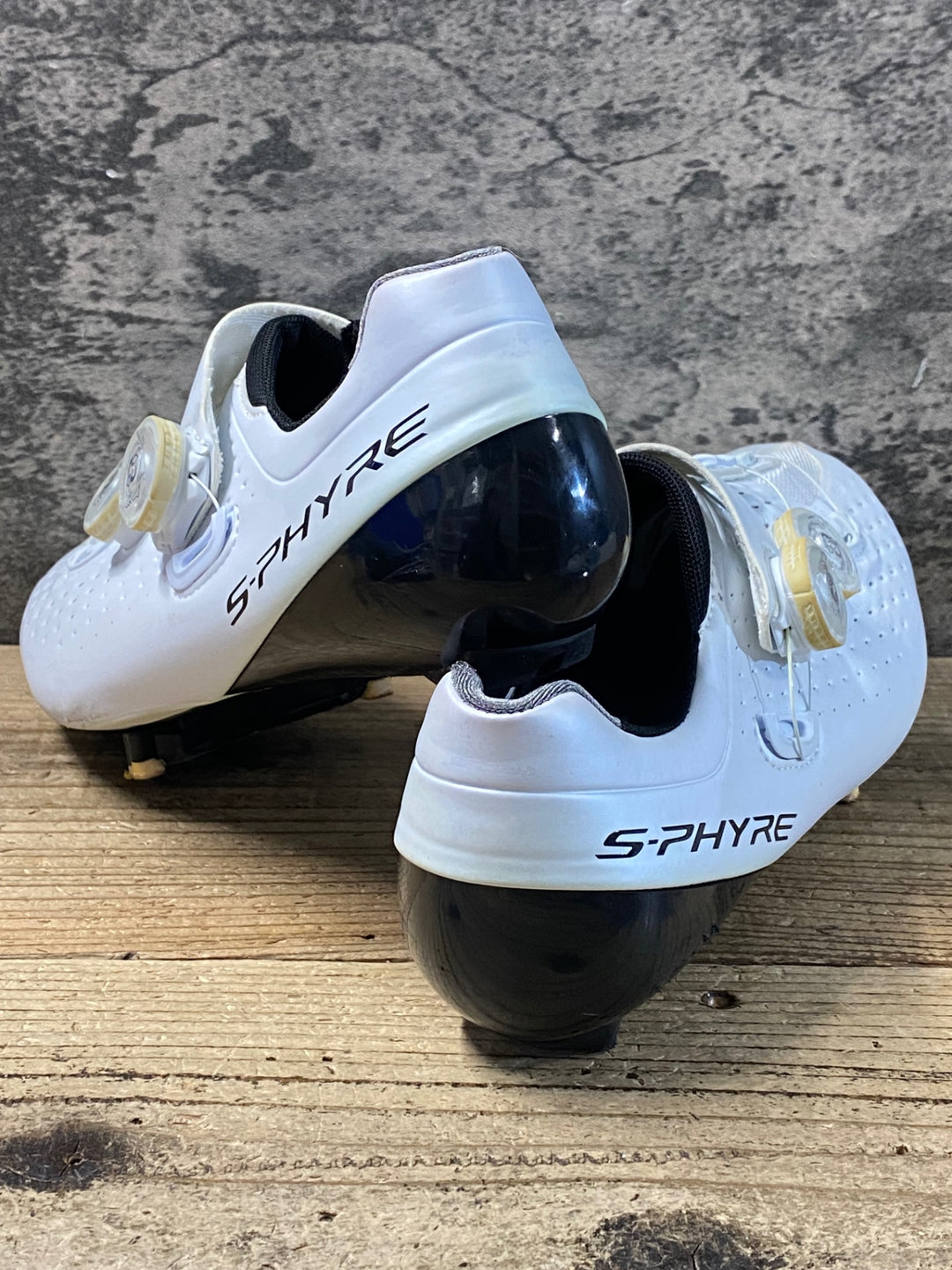 KI597 シマノ SHIMANO S-PHYRE SH-RC900-W WIDE ビンディングシューズ 白 BOA EU41