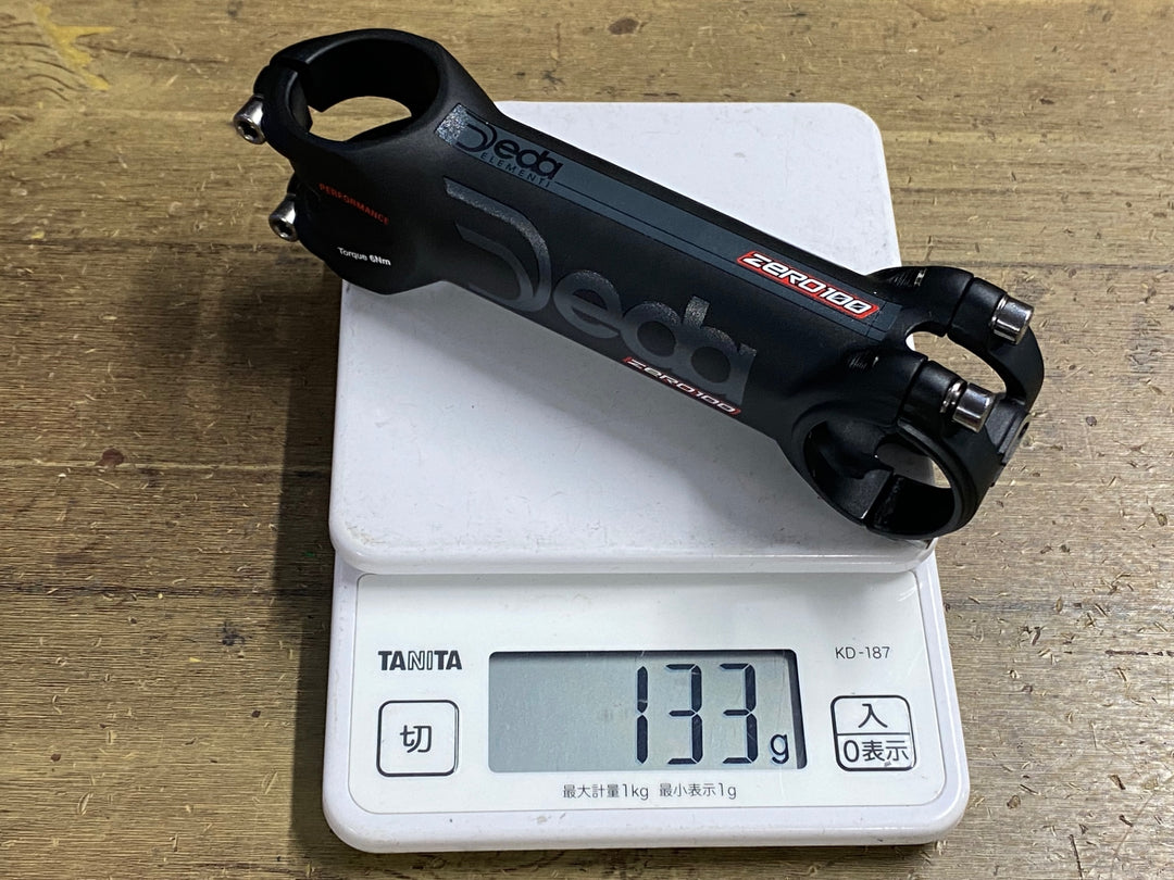 KN625 デダ Deda ZERO100 アルミ ステム 黒 アルミ ステム 黒 120mm Φ31.7 OS 82°