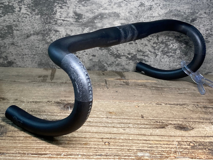 JM368 スペシャライズド SPECIALIZED S-WORKS SHALLOW BEND カーボン ドロップハンドル 380mm Φ31.8 ※ハンドルクランプ部凹みのためジャンク