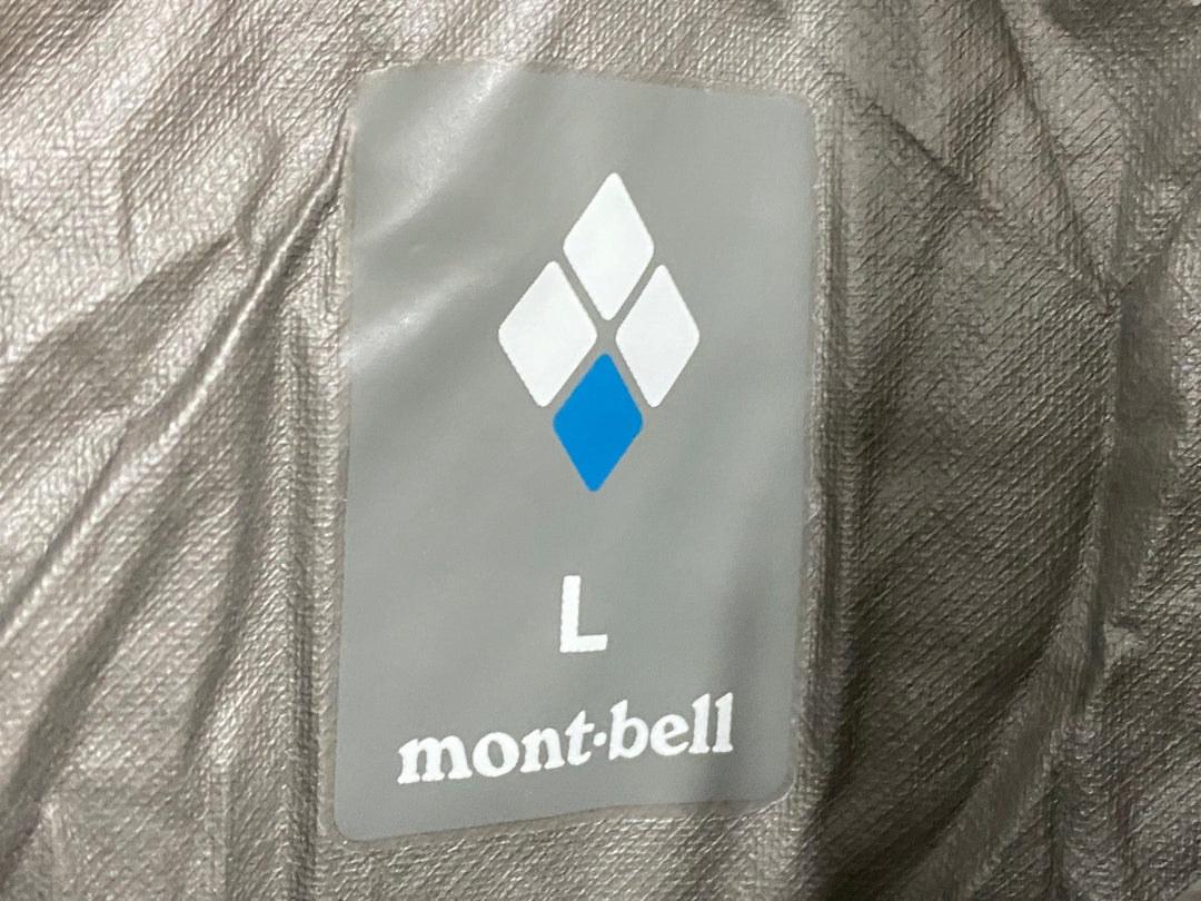 JW047 モンベル mont bell 長袖 サイクルレインジャケット 紺 L