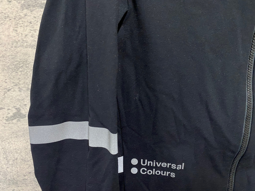 KD161 ユニバーサルカラーズ Universal Colours Mono Long Sleeve Jersey 長袖 サイクルジャージ 黒 M
