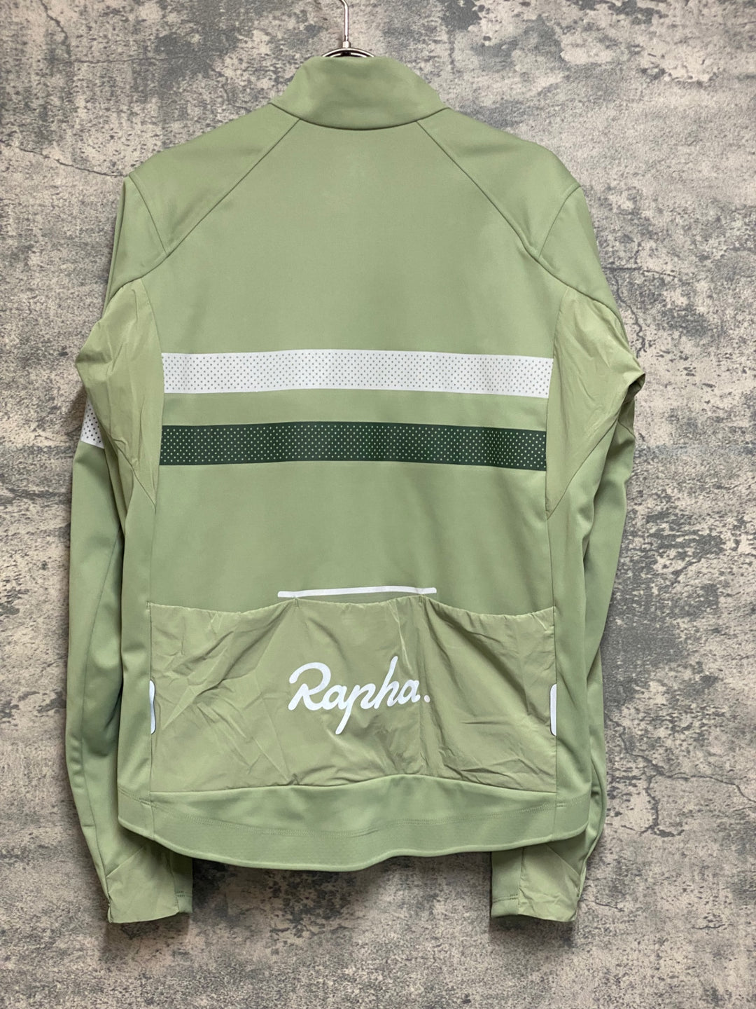 JP289 ラファ Rapha BREVET LONG SLEEVE INFINIUM JERSEY 長袖 サイクルジャージ オリーブ L GORE-TEX INFINIUM