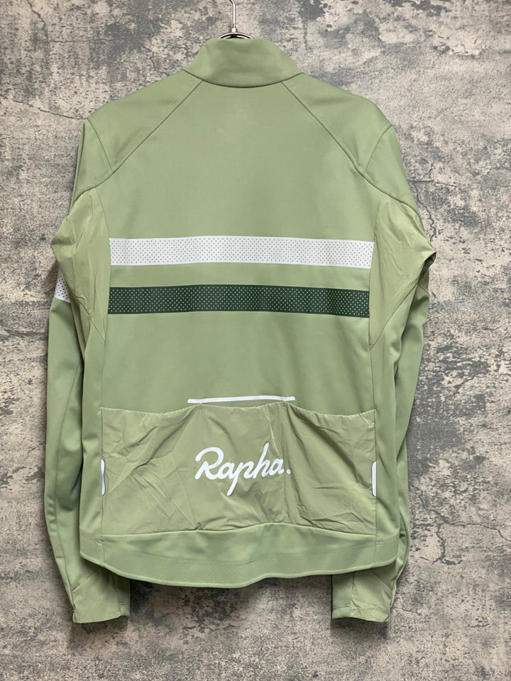 JP289 ラファ Rapha BREVET LONG SLEEVE INFINIUM JERSEY 長袖 サイクルジャージ オリーブ L GORE-TEX INFINIUM