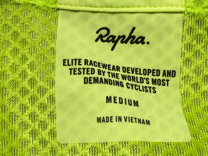 JF372 ラファ Rapha PRO TEAM INSULATED GILET サイクルベスト ジレ 黄緑 M