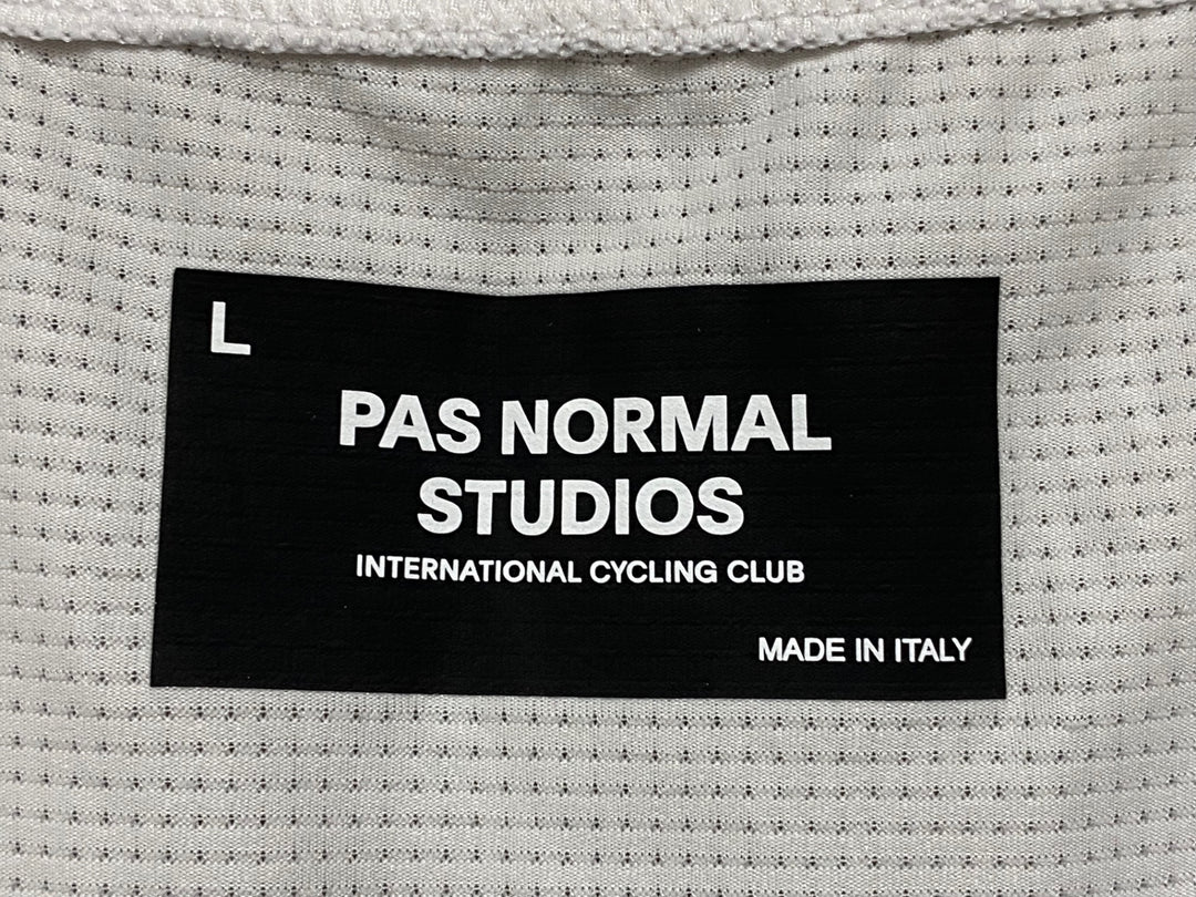 KA548 パスノーマルスタジオ PAS NORMAL STUDIOS MECHANISM JERSEY 半袖 サイクルジャージ 白 L