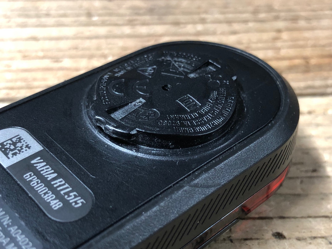 KF386 ガーミン GARMIN VARIA RTL515 リアビューレーダー リアライト 動作確認済