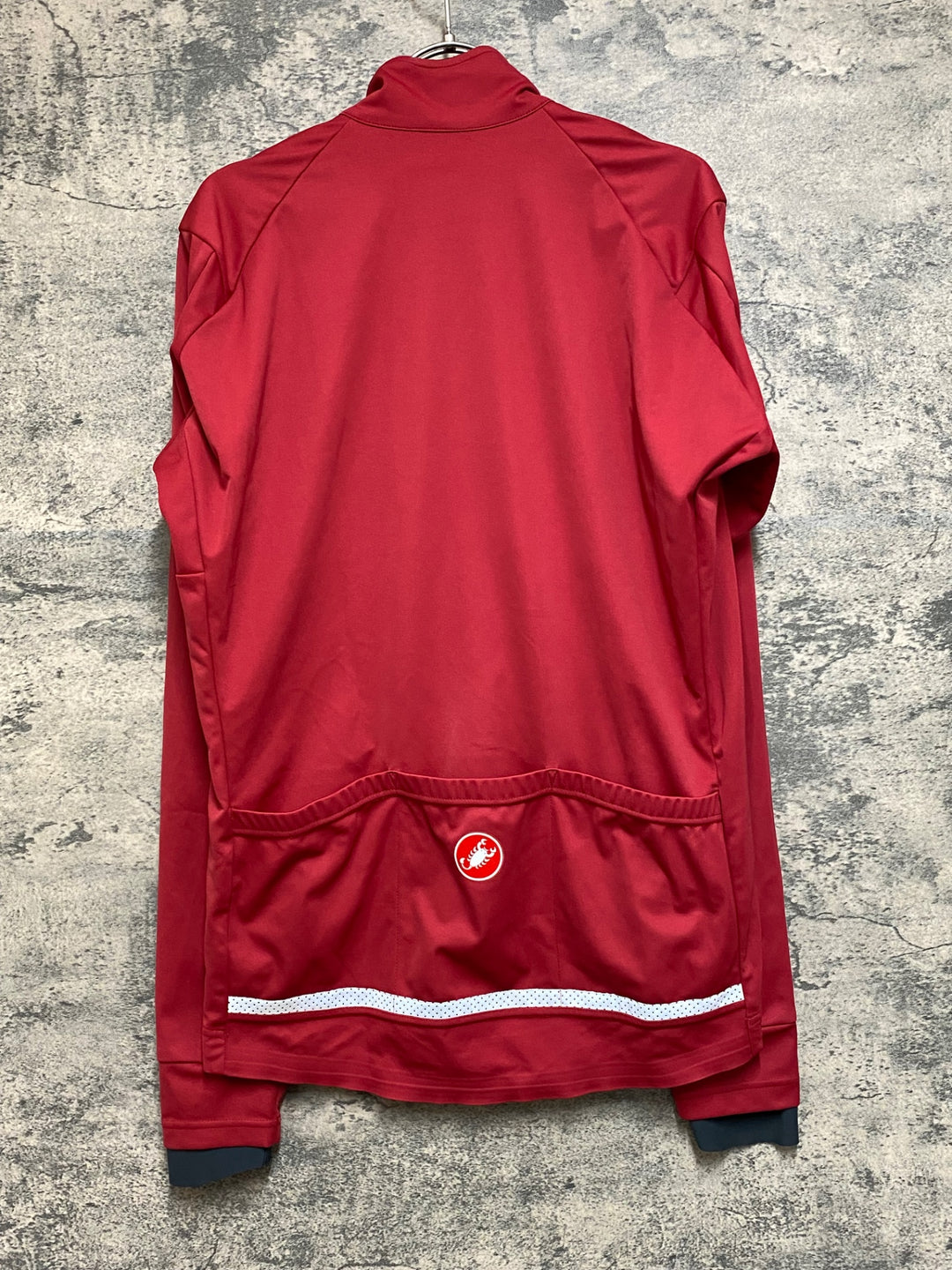 JP538 カステリ CASTELLI 長袖 サイクルジャケット 赤 L GORE-TEX INFINIUM