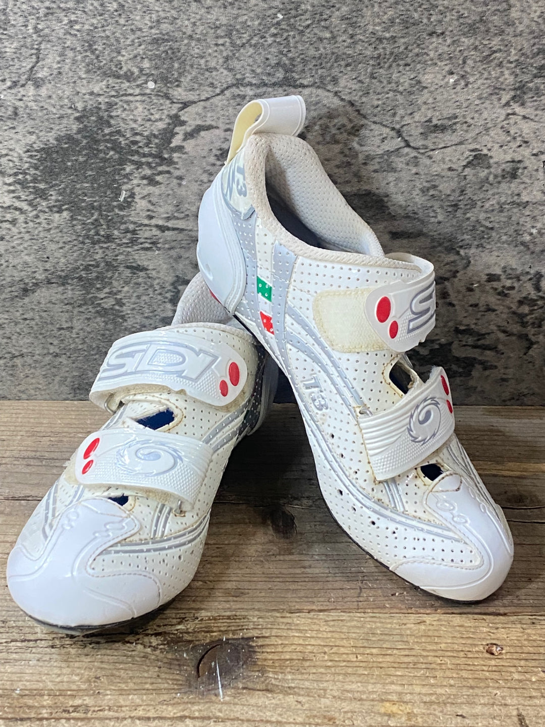 JZ158 シディ SIDI T3 トライアスロン ビンディングシューズ 白 EU39