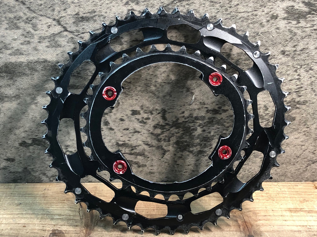 JK959 ライデア RIDEA POWERRING R491 楕円 チェーンリング 50/34T 4H BCD110