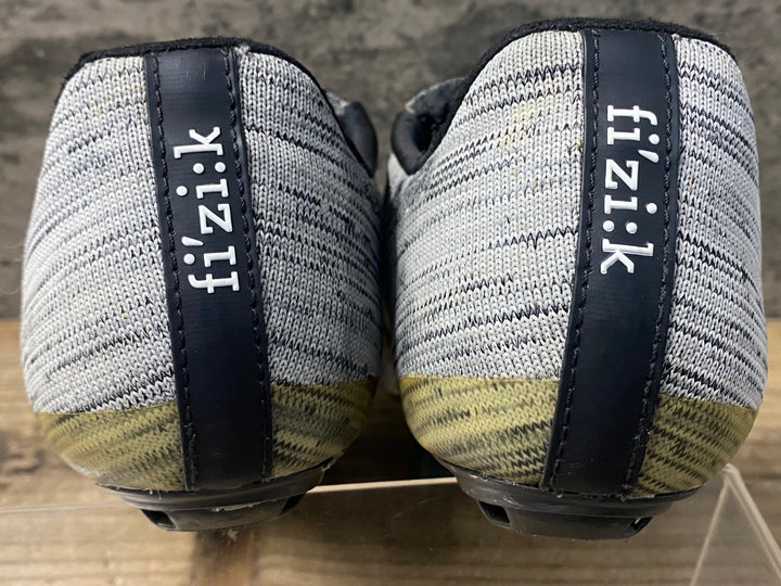 KO309 フィジーク fizik INFINITO R1 KNIT Shoes BOA ビンディングシューズ グレー ベージュ EU39